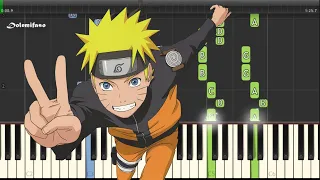 Naruto SD Daijoubu Bokura Piano Tutorial (ost ending 3 Naruto sd)