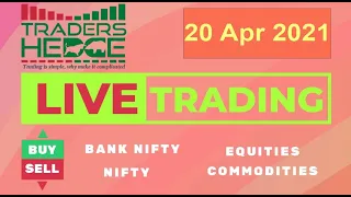 20 APR Bank Nifty & Nifty #LiveTrading #Nifty #BankNifty Live Analysis #priceaction #tradershedge