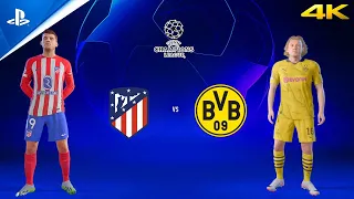 EA FC 24 | Atlético Madrid vs Borussia Dortmund - Quarter-final UEFA Champions League 23/24| PS5