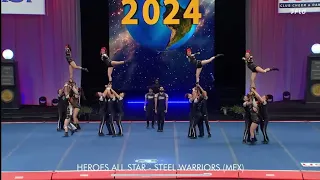 Heroes All Star - Steel Warriors IOLC 5 Cheerleading Worlds 2024 Finals