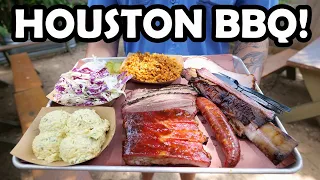 The ULTIMATE TEXAS BBQ TOUR in HOUSTON! 3 Insane Spots!