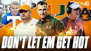 College Football Teams That Could Be A PROBLEM If They Get HOT | Tennessee, Miami, Auburn, Colorado