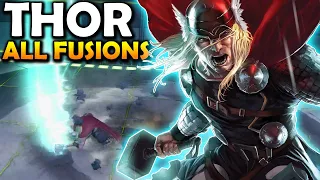 Thor All Fusion Super Attack Combinations - Marvel Ultimate Alliance 2