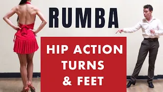 3 STEPS to Improve Hip Action, Turns & Feet in RUMBA