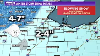 WATCH: WTOL 11 Weather winter storm update - Dec. 21, 7:30 p.m.