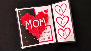 DIY Happy Mother's Day Card Making Easy | How to make Mother's Day card 2024 | Handmade card