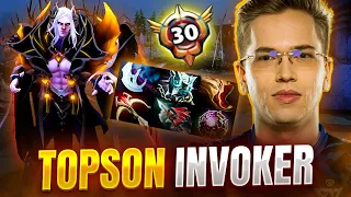 TOPSON Invoker NEW Crazy 200 IQ Build - EPIC Crownfall Invoker Set - Wyrdwing Exaltation - Dota 2