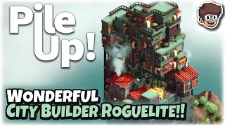 WONDERFUL Minimal City Builder Roguelite!! | Let's Try Pile Up!