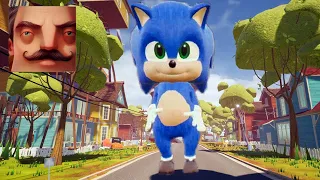 Hello Neighbor - Baby Sonic the Hedgehog ACT 2 Gameplay Walkthrough