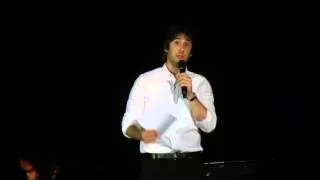 Josh Groban Zurich 31-5-13, Q&A