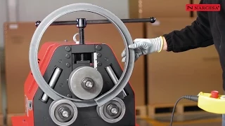 TUTORIAL ON HOW TO BEND WITH A SECTION BENDING MACHINE MC150B NARGESA