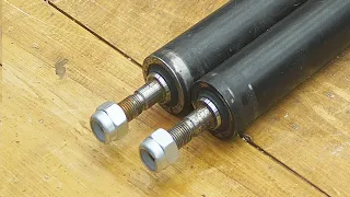 THE GREAT POWER OF SHOCK ABSORBERS!! Making a useful device in the workshop.