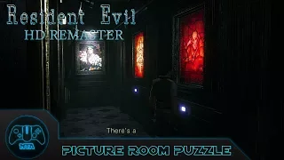 Resident Evil Hd Remaster - Picture Room Puzzle Solution