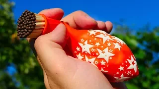 5 ТРЮКОВ СО СПИЧКАМИ!!! ХЛОПУШКА СВОИМИ РУКАМИ, DIY!!!