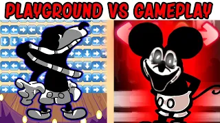 FNF Character Test | Gameplay VS Playground | Crazy Mickey Mouse | Minnie Mouse | Sadness Day