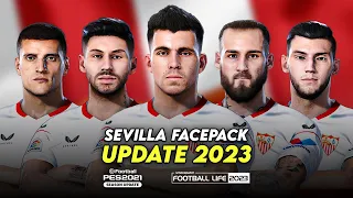 SEVILLA FACEPACK 2023 | SIDER AND CPK | EFOOTBALL PES 2021 & SP FOOTBALL LIFE 2023