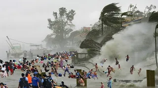 500,000 people are evacuated! Winds 250 km/h, Super Typhoon Mawar Destroyed Guam island, USA