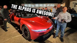 New DeLorean Alpha5 Reveal and Close Up Look! (DeLorean House) Monterey Car Week