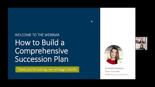 Succession Planning Webinar: How to Build a Comprehensive Succession Plan