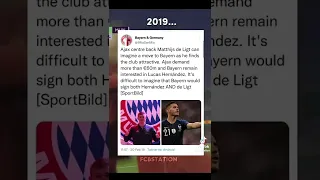 De Ligt and Lucas Hernandez-Bayern