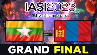 GRAND FINAL !!! MYANMAR vs MONGOLIA - LAST PICK MEEPO vs PL !! IESF 2023 DOTA 2