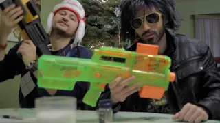 1 Hour of Christmas NERF WAR!