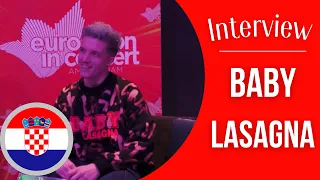 Baby Lasagna - "Rim Tim Tagi Dim" Interview - Croatia 2024 - Eurovision In Concert - Amsterdam