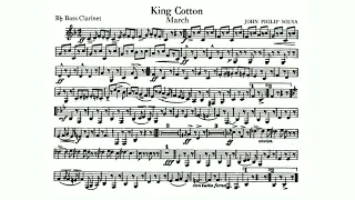 King Cotton March by John Philip Sousa - B-flat Bass Clarinet