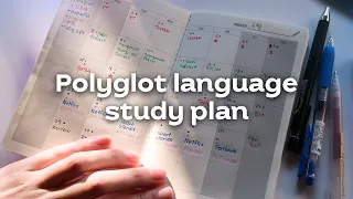 How to create a monthly language learning plan for balancing multiple languages