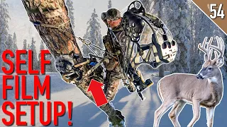 Late Season Bowhunting Action! (How to Self-Film From a Saddle!)