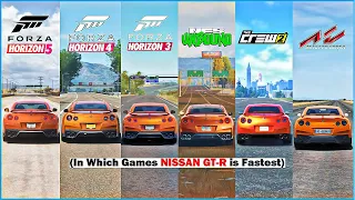 Nissan GT-R Comparison in FH5, FH4, FH3, FM7, NFS Unbound, The Crew 2, Assetto Corsa, NFS Heat