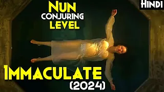 CONJURING,Nun Se BHAYANAK HORROR : Immaculate (2024) Explained In Hindi | DNA Of Satan & JesusChrist