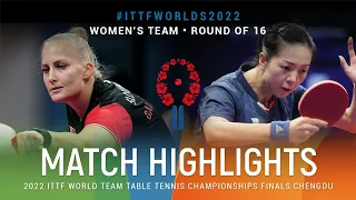 Highlights | Barbora Balazova (SVK) vs Jia Nan Yuan (FRA) | WT R16 | #ITTFWorlds2022