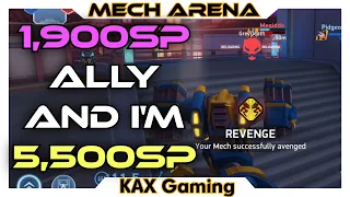 VERY FUNNY MATCHMAKING | 1,900sp Ally? Why?- Mech Arena