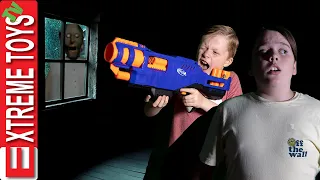 Granny is in Our House! Sneak Attack Squad Vs Granny Nerf Battle