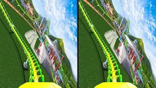 3D Roller Coaster 3D video SBS Google Cardboard VR 4K