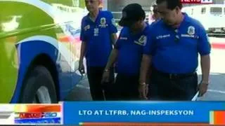 NTG: LTO at LTFRB, nag-inspeksyon