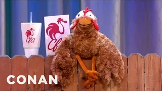 Chaz The Intolerant Chick-fil-A Chicken | CONAN on TBS