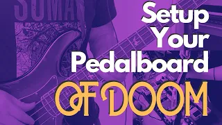 Step-by-Step Pedalboard Build // DIY Set up for Doom, Stoner, Sludge