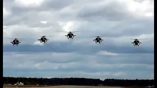 Armada of Russian helicopters !!)