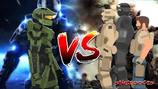 HALO vs COD animation stick nodes