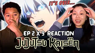 IS THIS THE END?! 😨 | *Jujutsu Kaisen* S2 Ep 9 (FIRST TIME REACTION)
