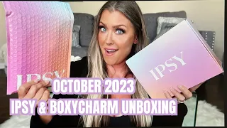 IPSY GLAMBAG AND BOXYCHARM BY IPSY OCTOBER 2023 UNBOXING | HOTMESS MOMMA MD