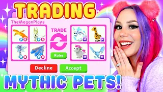 Trading Only LEGENDARY MYTHICS IN ADOPT ME! I CAN'T BELIEVE I GOT THIS! Roblox