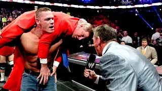 John Cena vs Big Show and John Laurinaitis was fired by Mr. McMahon WWE NO WAY OUT 2012