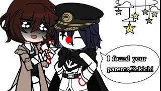 //Dazai reveals the secret about Kokichi //gacha//Bsd,drv3//