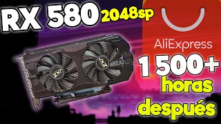 RX580 2048SP de AliExpress después de 1500+ horas de uso, qué es y qué esperar si quieres comprarla.