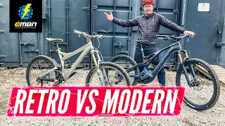 Retro Enduro MTB Vs Modern EMTB | How Much Faster Are Modern Bikes?