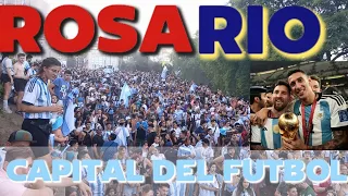 ✅️ROSARIO,  MESSI y DIMARIA CAMPEONES DEL MUNDO! Festejos Argento!. #argentina #rosario #viajes #ya