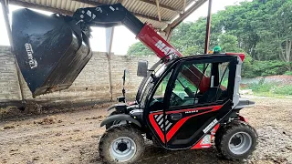Mini Manitou ULM 412 Tele-handler, Suffolk Plough day and Tractors! Olly's Farm weekly ep15